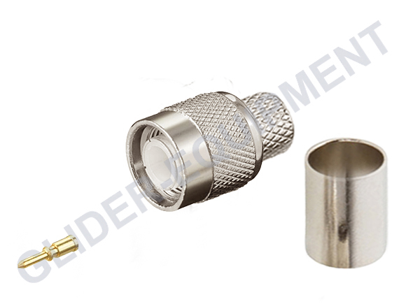 TNC male crimp coax connector AC7, Aeroflex 50-7 [CX-7001/7374]